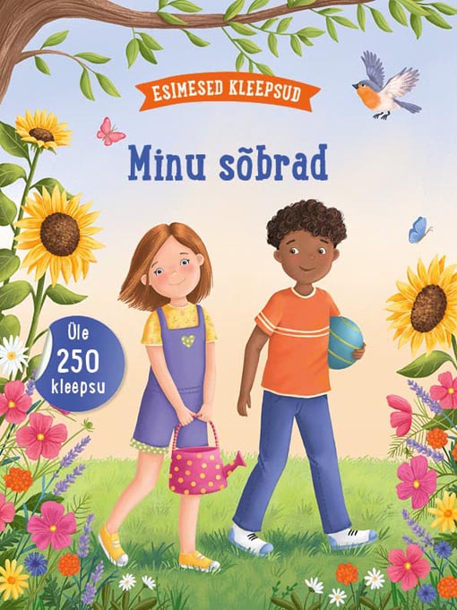 Esimesed kleepsud: minu sõbrad Üle 250 kleepsu kaanepilt – front cover