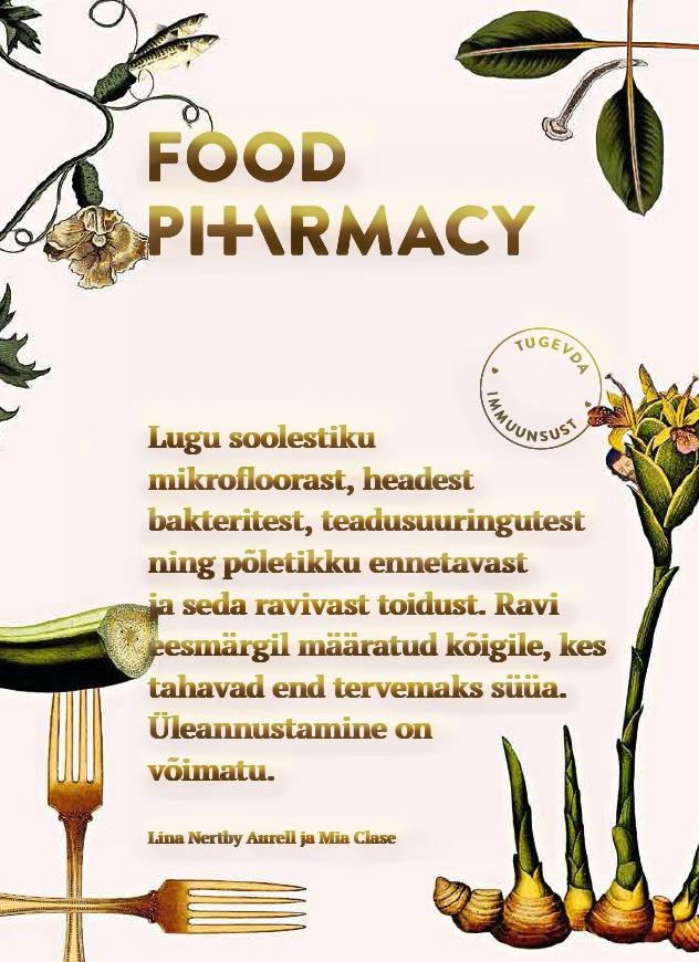 Food Pharmacy Lugu soolestiku mikrofloorast kaanepilt – front cover