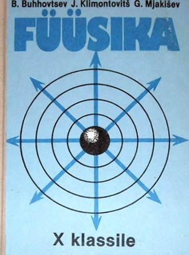 Füüsika X klassile kaanepilt – front cover