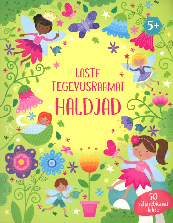 Haldjad: laste tegevusraamat kaanepilt – front cover