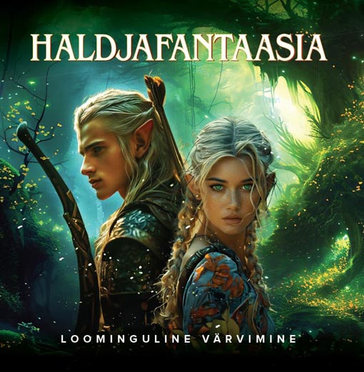 Haldjafantaasia Loominguline värvimine kaanepilt – front cover