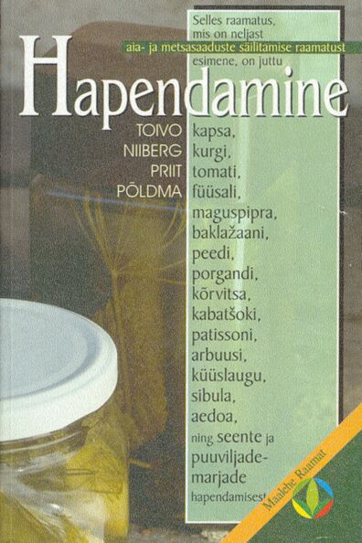 Hapendamine kaanepilt – front cover