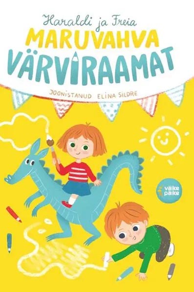 Haraldi ja Freia maruvahva värviraamat kaanepilt – front cover