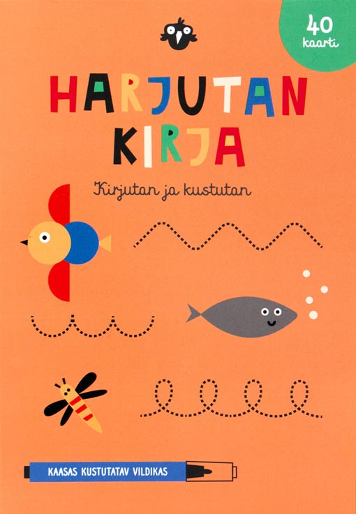 Harjutan kirja kaanepilt – front cover