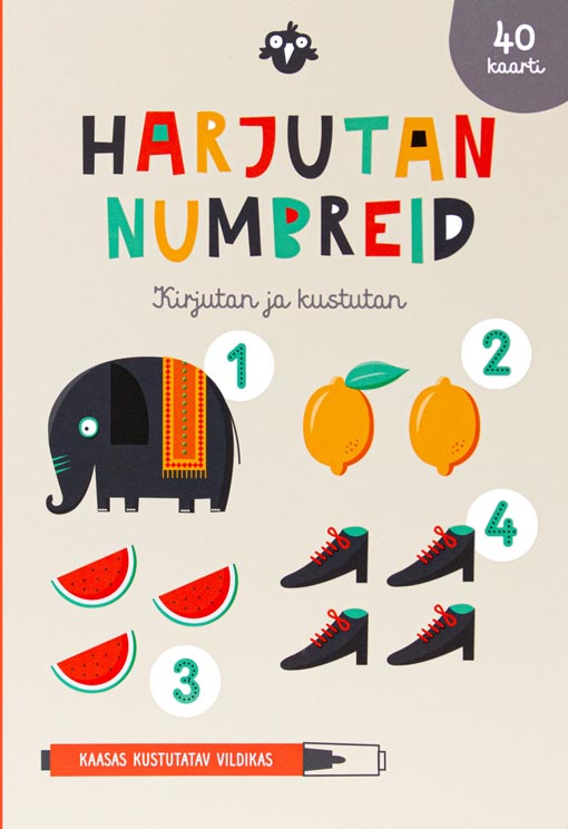 Harjutan numbreid 123 kaanepilt – front cover