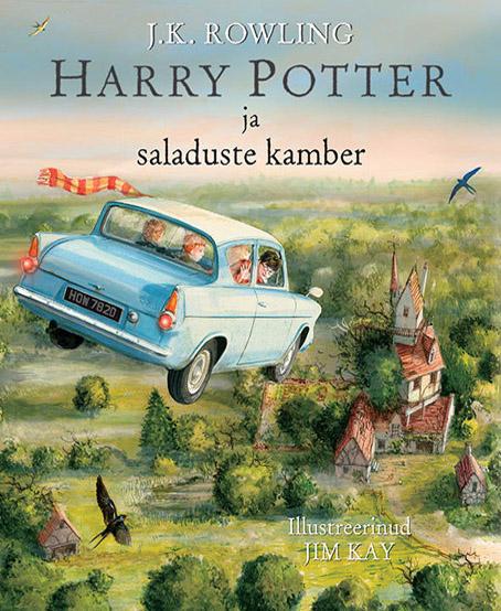 Harry Potter ja saladuste kamber Illustreeritud väljaanne kaanepilt – front cover