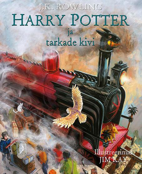 Harry Potter ja tarkade kivi Illustreeritud väljaanne kaanepilt – front cover