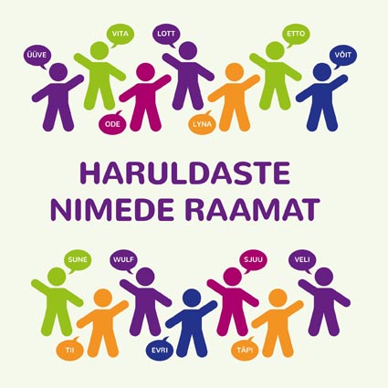 Haruldaste nimede raamat kaanepilt – front cover