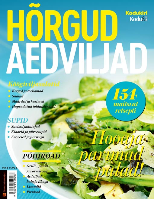 Hõrgud aedviljad kaanepilt – front cover