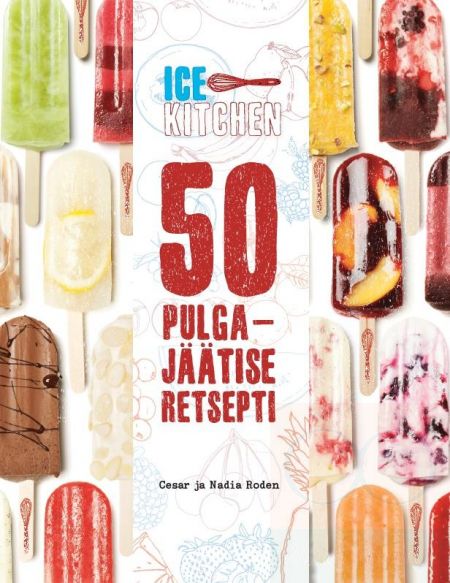 50 pulgajäätise retsepti Ice Kitchen kaanepilt – front cover