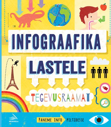 Infograafika lastele: tegevusraamat Paneme info piltidesse kaanepilt – front cover