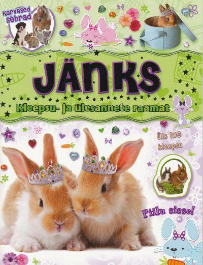 Jänks: kleepsu- ja ülesanneteraamat kaanepilt – front cover