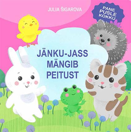 Jänku-Jass mängib peitust Pane pusle kokku kaanepilt – front cover