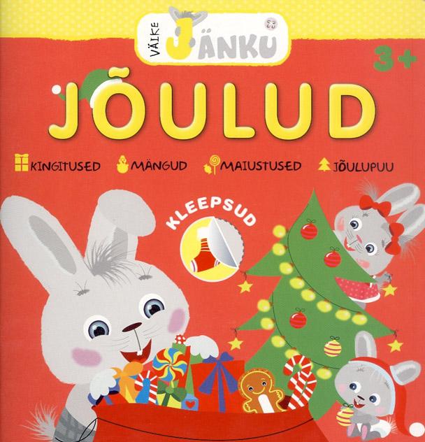 Väike jänku: jõulud Kingitused, mängud, maiustused, jõulupuu kaanepilt – front cover