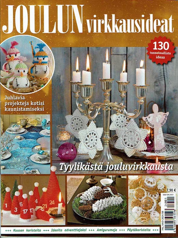 Joulun virkkausideat 130 tunnelmallista ideaa kaanepilt – front cover