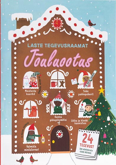 Jõuluootus: laste tegevusraamat kaanepilt – front cover