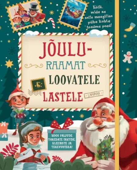 Jõuluraamat loovatele lastele kaanepilt – front cover