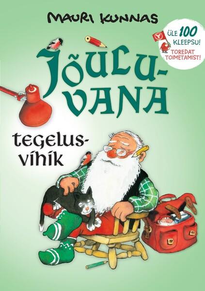 Jõuluvana tegelusvihik Üle 100 kleepsu! kaanepilt – front cover