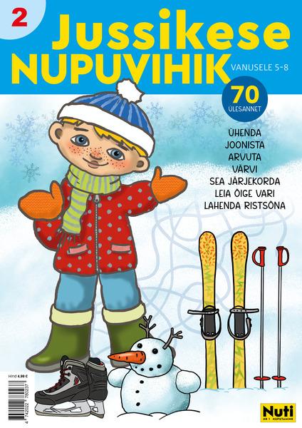 Jussikese nupuvihik 5–8-aastastele nr 2 kaanepilt – front cover