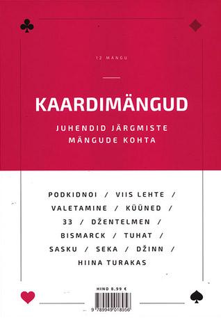 Kaardimängud 12 mängu kaanepilt – front cover