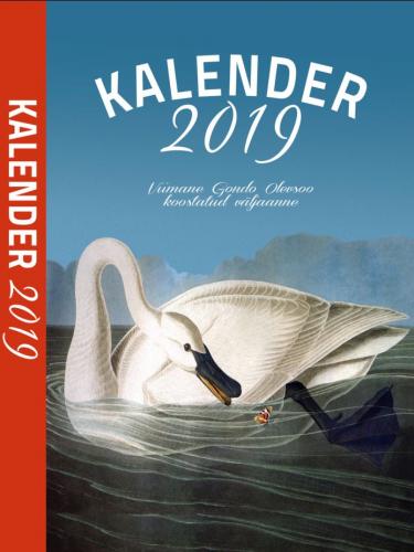 Kalender 2019 Viimane Gondo Olevsoo koostatud väljaanne kaanepilt – front cover