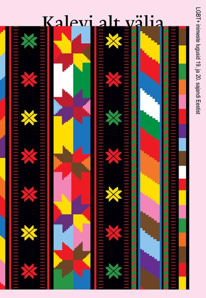 Kalevi alt välja: LGBT+ inimeste lugusid 19. ja 20. sajandi Eestist kaanepilt – front cover
