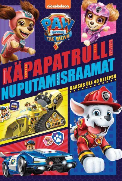 Käpapatrulli nuputamisraamat Kaasas üle 40 kleepsu kaanepilt – front cover