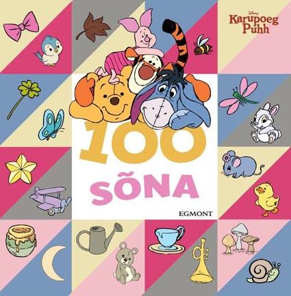 Karupoeg Puhh: 100 sõna kaanepilt – front cover