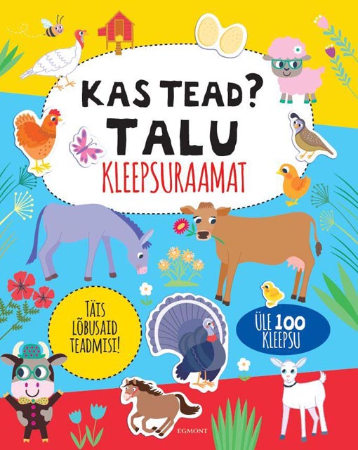 Kas tead? Talu: kleepsuraamat kaanepilt – front cover