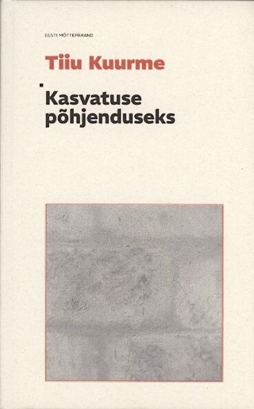 Kasvatuse põhjenduseks kaanepilt – front cover