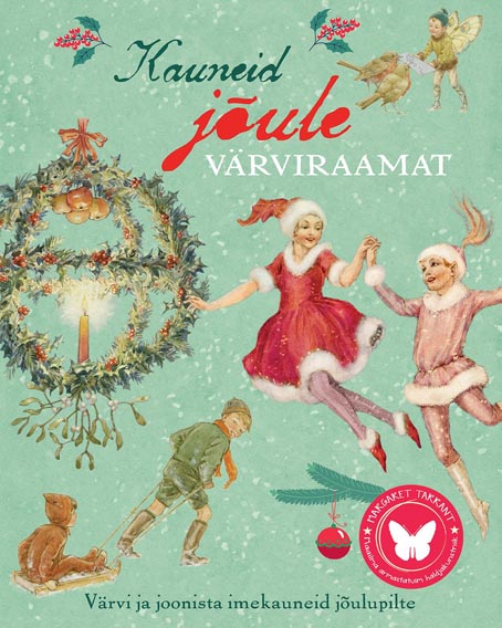Kauneid jõule värviraamat Värvi ja joonista imekauneid jõulupilte kaanepilt – front cover