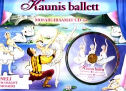 Kaunis ballett: mosaiigiraamat CD-ga Neli 48-osalist mosaiiki kaanepilt – front cover
