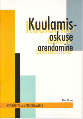 Kuulamisoskuse arendamine kaanepilt – front cover