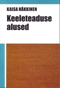 Keeleteaduse alused kaanepilt – front cover