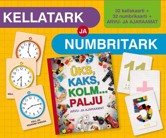 Kellatark ja numbritark kaanepilt – front cover