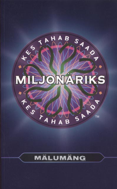 Kes tahab saada miljonäriks? Mälumäng kaanepilt – front cover