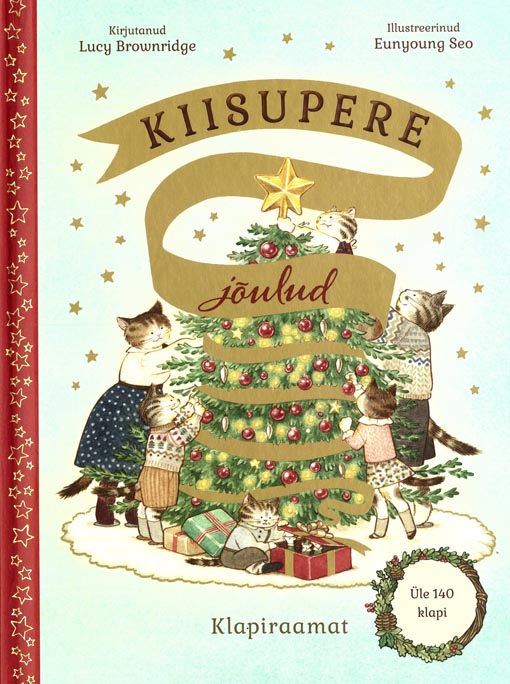 Kiisupere jõulud: klapiraamat Üle 140 klapi kaanepilt – front cover