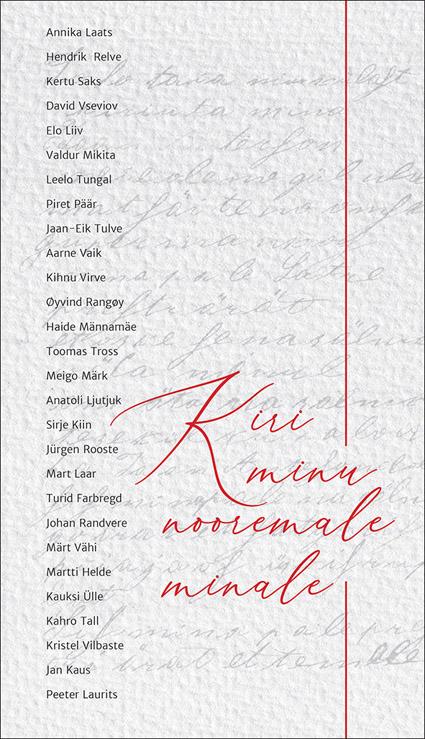 Kiri minu nooremale minale kaanepilt – front cover