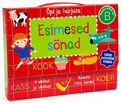 Esimesed sõnad, mängukohver Õpi ja harjuta kaanepilt – front cover