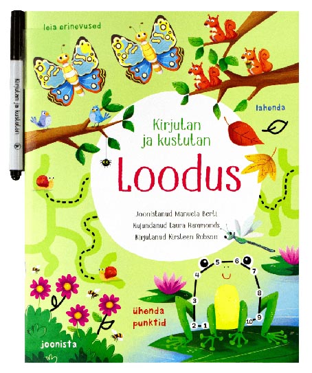 Kirjutan ja kustutan: loodus kaanepilt – front cover