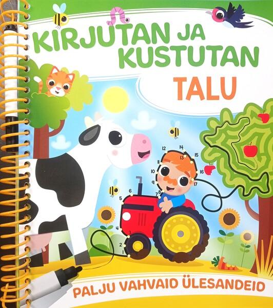 Kirjutan ja kustutan: talu kaanepilt – front cover