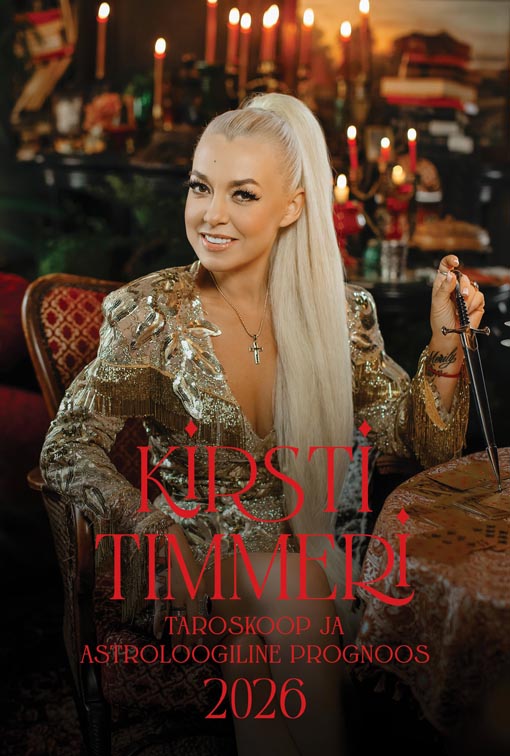 Kirsti Timmeri Taroskoop ja astroloogiline prognoos 2026 kaanepilt – front cover