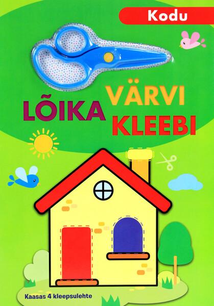 Kodu: värvi, lõika, kleebi kaanepilt – front cover