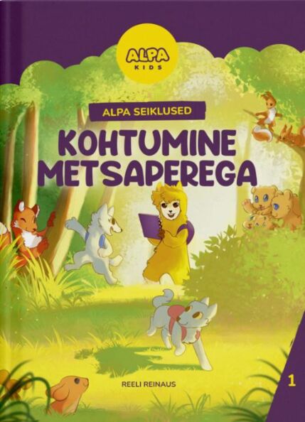 Alpa seiklused: kohtumine metsaperega kaanepilt – front cover