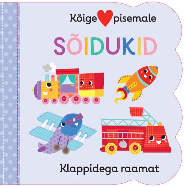 Kõige pisemale: sõidukid Klappidega raamat kaanepilt – front cover