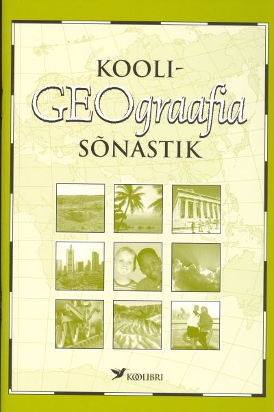 Kooligeograafia sõnastik kaanepilt – front cover