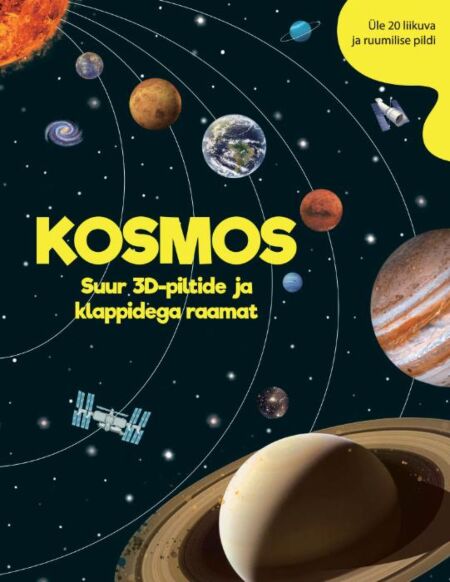 Kosmos: suur 3D-piltide ja klappidega raamat kaanepilt – front cover