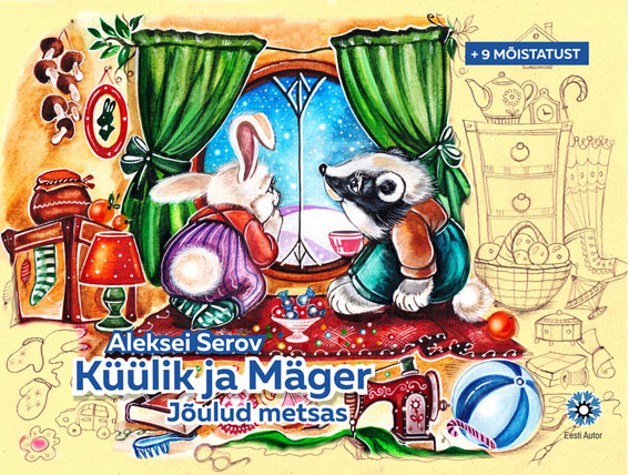 Küülik ja Mäger: jõulud metsas kaanepilt – front cover