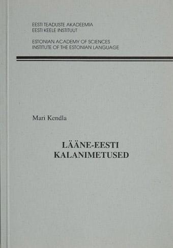 Lääne-Eesti kalanimetused kaanepilt – front cover