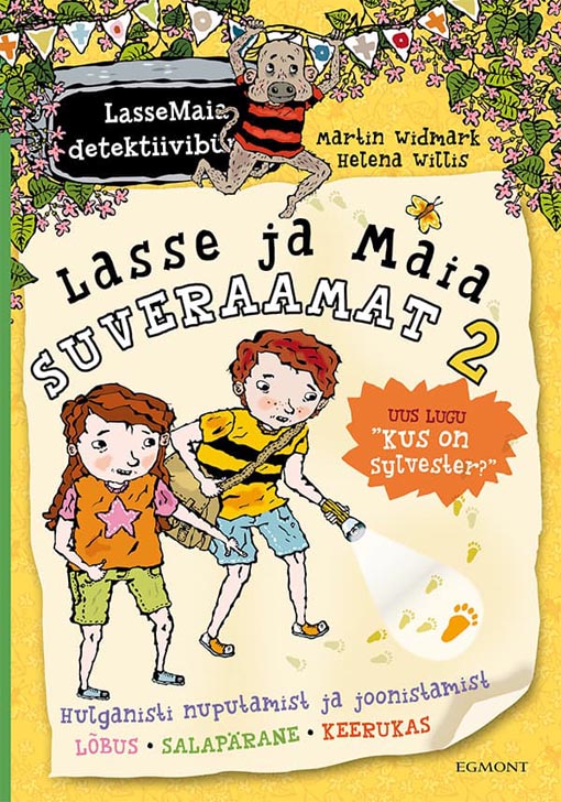 Lasse ja Maia suveraamat 2: kus on Sylvester? LasseMaia suveraamat kaanepilt – front cover